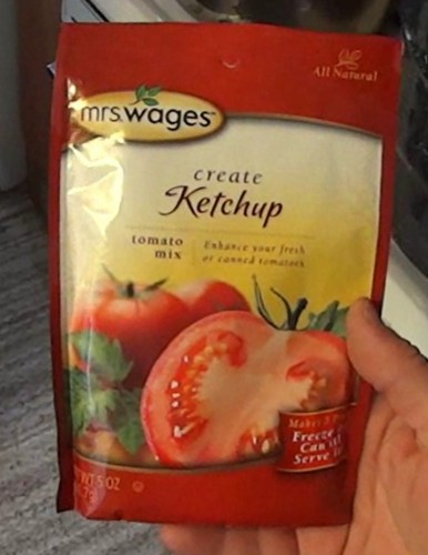 Mrs Wages all natural ketchup mix