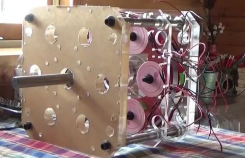 Pulse motor generator assembly nearly completed