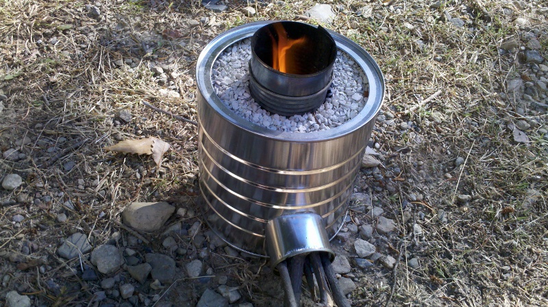 DIY rocket stove