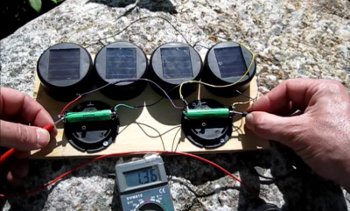 Solar Garden Light Hack - Battery Charger