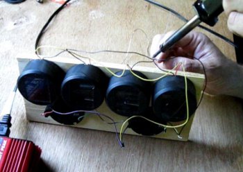 Solder your solar charger wires together