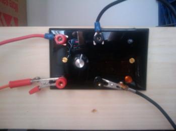 Control Panel of Homemade Radiant Energy Generator