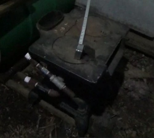 Antique Sears Wood & Coal Water Boiler