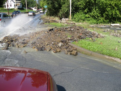 Hurricane Irene Washed Out Roads