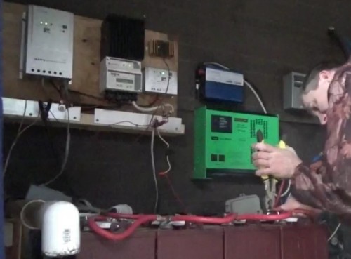 Installing new power inverter on tiny house