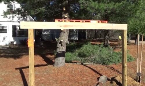 Leveling posts for solar panel rack