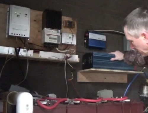 Trying out the new power inverter shelf