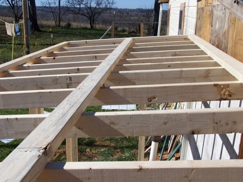 Building onto an un-level house was a challenge Building onto an un-level house was a challenge