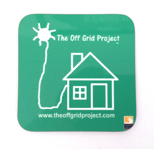 The Off Grid Project Coffee Coaster Green
