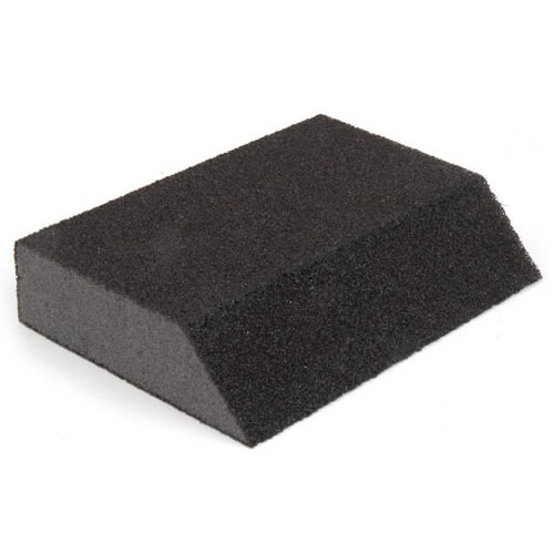 Use a wet sponge for sanding car
