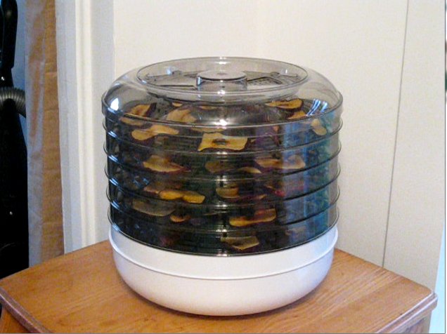 Dehydrating fruits and vegetables