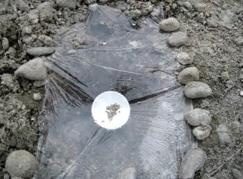 Emergency solar water purifier Make a survival solar water purifier